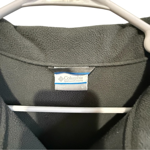 Columbia Penn State Softshell Jacket Men’s Large Gray Fleece Lined Full Zip PSU - Picture 6 of 10